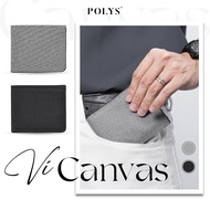 POLYS Canvas Wallet, Youthful and Luxurious Canvas Men's Wallet. CANVAS Men's Wallet