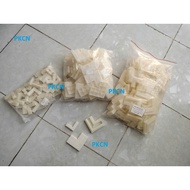 [Pack of 50] Glass door brackets - Plastic interior brackets 17x50, 42x79, 42x75