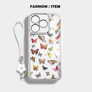 YBD Colorful Butterfly Phone Case for OPPO A5 Pro Realme Note 70 70T Note 50 C67 C53 C33 C35 C55 C63