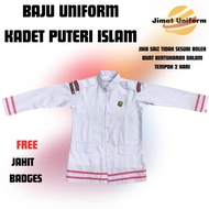 Baju Uniform Puteri Islam (PPIM) - Free Jahit Badges / Shipping Everyday