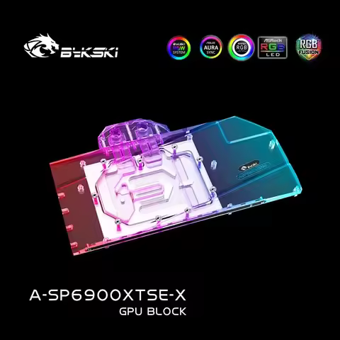 Bykski GPU Water Block for SAPPHIRE RADEON RX 6900 XT 16GB NITRO+SPECIAL EDITION Graphics Card Coole