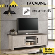 Atmua Furniture John 5FT TV Cabinet Modern Design Solid Board 1 Door With Open Storage Rak TV Kabine