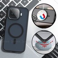 Magnetic Charge Ring Phone Case For iQOO15R iQOO 15R 15 5G Good Quality Shockproof Frosted Matte Cas