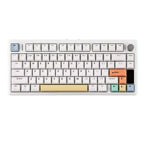 EPOMAKER TH80 V2 PRO 75% ANSI US QWERTY Layout Hot-Swap Gasket Tri-mode Wireless Mechanical Gaming K