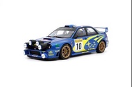 Ottomobile OT784 1:18 Scale SUBARU IMPREZA WRC BLUE RALLYE MONTE CARLO 2002