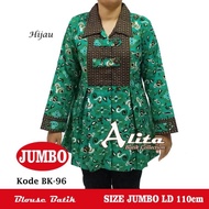 Blouse Batik Wanita Jumbo/ Atasan Batik Wanita Jumbo/ Blouse Jumbo JM