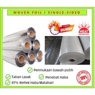 Aluminium Woven Foil/ Aluminium Foil /Penebat Haba/White Surface