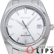 精工 Grand Grand Seiko男士石英錶 SBGX071/9F62-0AB0，含原廠錶盒和保固卡。不鏽鋼材質，銀色，拋光處理，成色極佳。 [二手]