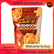 Casi's Mushroom Chicharon 100G (Spicy Salted Egg)- Crunchy, Less Guilt Snacking, Irresistible Flavor