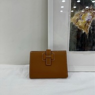 Hermes 愛馬仕 New H Passant短皮夾 Epsom 金棕銀扣 短皮夾 W刻