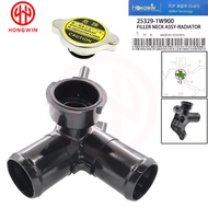 Hongwin  Radiator Filler Neck Assy For Hyundai Accent Veloster For Kia Rio 25329-1P100 253291P100 25