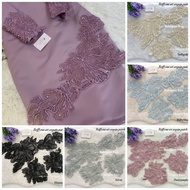 ❤️PATCHLACE PATCHWORK LACE VIRAL❤️BAJU NIKAH, HANTARAN, LACEMEWAH, BABYBLUE, GOLD, CHAMPAGNE, BLACK,