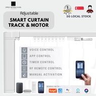 Tuya Smart Motorised Curtain Track Motor Electric Automatic DIY Curtain Rail Set Google Alexa Siri