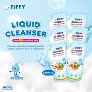 FIFFY LIQUID CLEANSER NO FLV REFILL 600ML*6 PENCUCI CECAIR (2546X6)