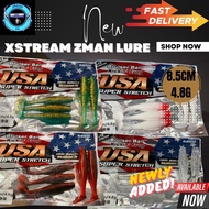 【Xstream】8.5CM/4.8G 5PCS Zman Clone TPR soft plastic lure bait float umpan casting Haruan Toman