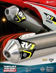 New | Knalpot Norifumi Rv1 Gridz Wr155 Klx150 Crf150L - Asli