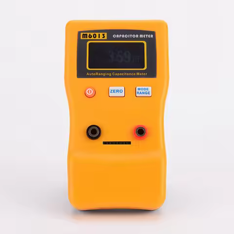 Digital Auto Ranging Capacitance Meter 0.01pF to 470000uF LCD Electronic Capacitor Tester 0.01pF to 