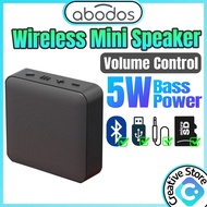 Mini Speaker Portable Speaker Abodos Bass Speaker Wireless Speaker Bluetooth Speakers Mini Wireless Portable Speaker