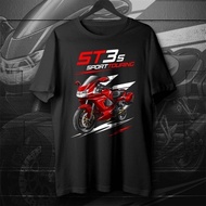2025 Ducati ST3 & ST3s T-shirt for Motorcycle Riders, Ducati tshirt, Ducati Merchandise, Ducati Moto