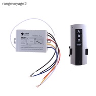 [rangevoyage2] 3 Channel Wireless Remote Control Switch Digital Remote Control Switch [MY]