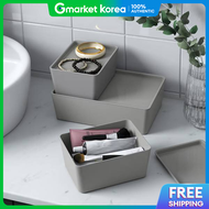 IKEA | Kuggis Storage Box + Lid Light Gray 13X18X8Cm