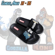 Sandal Selop Anak Laki-laki Perempuan Motif Spongebob Bahan Ringan Empuk / Sandal Anak Motif Spongeb