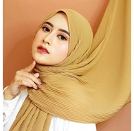 BIGG PROMO PASHMINA PLISKET LIDI // PASHMINA PLISKET PREMIUN LIDI MURAH