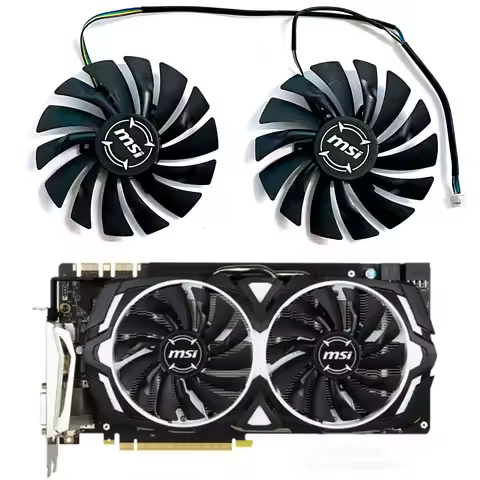 Kankeirr Double ball new GPU fan 4pin 95MM PLD10010S12HH suitable for MSI Geforce GTX 1080 1070 1060