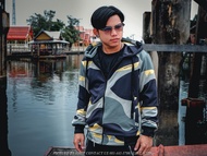 YAKRYDER เสื้อฮูดมีการ์ด Fell SUMMER ยักษ์ไรเดอร์ ฮูดลายพรางFS1
