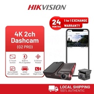 HIKVISION G2 Pro 4K 双镜头行车记录仪｜Dual Channel Dashcam Perakam  | Kamera Hadapan & Belakang