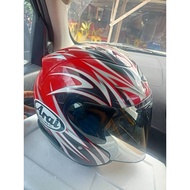 Helmet Arai Stella merah Original Japan saiz M57/58