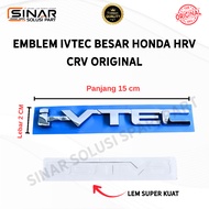 Original Honda HRV CRV Large IVTEC Emblem