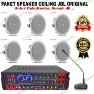 PAKET SPEAKER CEILING JBL 8 INCH(6 SPEAKER)