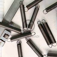 Per Spring Tarik Baja 1mm Panjang Total 58mm