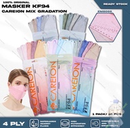 Masker KF94 Warna-Warni Korea 1 Pack isi 10 Pcs Mix Warna / Masker K94 Rainbow Korea - READY STOCK