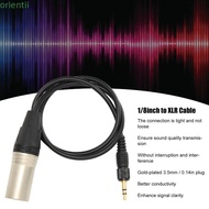 ORIENMY 3.5mm to 3pin XLR Cable, 1/8inch TRS Male to 3pin XLR Male 60cm / 2.0ft Balanced Audio Cable