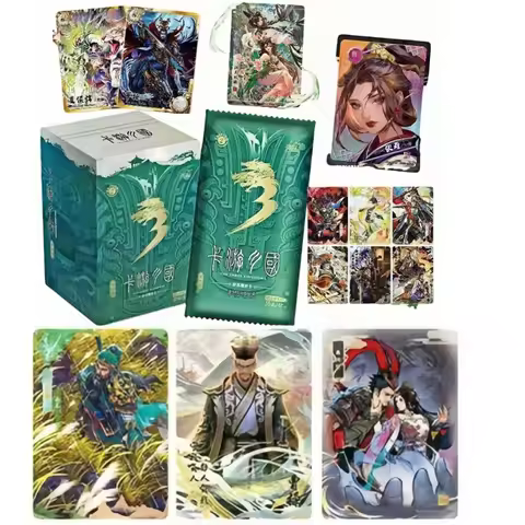 KAYOU Three Kingdoms Booster Box TCG Factory Sealed Gold Foil Rare SR SSR Genuine Collectible Guan Y