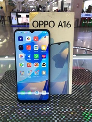 OPPO A16 3/32GB SECOND SEKEN BEKAS RAM 3 INTERNAL 32 