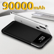 ❒Power Bank 90000mAh Power Bank for Xiaomi iPhone 13 12 Power Bank External Battery Mobile Portable