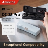 Ambitful DC03 Pro Storage Case Compartmentalized Shockproof Impact Resistant Carry Bag for DJI Osmo 
