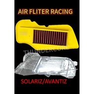 YAMAHA EGO AVANTIZ/SOLARIZ AIR FLITER COVER+AIR FLITER RACING JRP