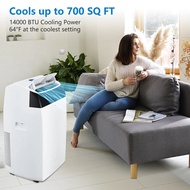 Portable Air Conditioner 3 In 1 With Remote Cool Auto Swing, 14000 Btu Dehumidifier & Fan Modes Ac U