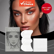Gold Glitter Freckles Face Tattoo Waterproof Festival Body Stickers