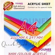 A4 COLOR ACRYLIC SHEET, A4 PERSPEX SHEET, A4 PLASTIK WARNA