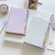 BOOMLIFE1232T 2026 Planner, 220 Pages with Calendar Agenda Book, Cute Colorful Index PU Leather DIY 