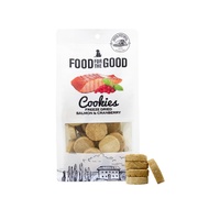 Food For The Good Freeze Dried Cat &amp; Dog Treats - Salmon &amp; Cranberry Cookies 70g