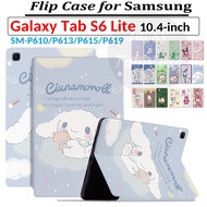 Fashion Cute Cartoon Case Flip Stand PU Leather Shockproof Cover Fit For Samsung Galaxy Tab S6 Lite 