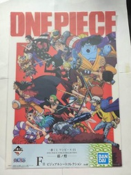 一番賞 海賊王 霸之煌 F賞 A3 視覺墊板 週邊海報 海報 No.1 [平行進口]