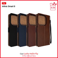 YITAI YC34 Case Leather Wallet Flip Infinix Smart 8 8 Pro