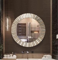 全城熱賣 - 浴室鏡(香檳色65*65CM)
